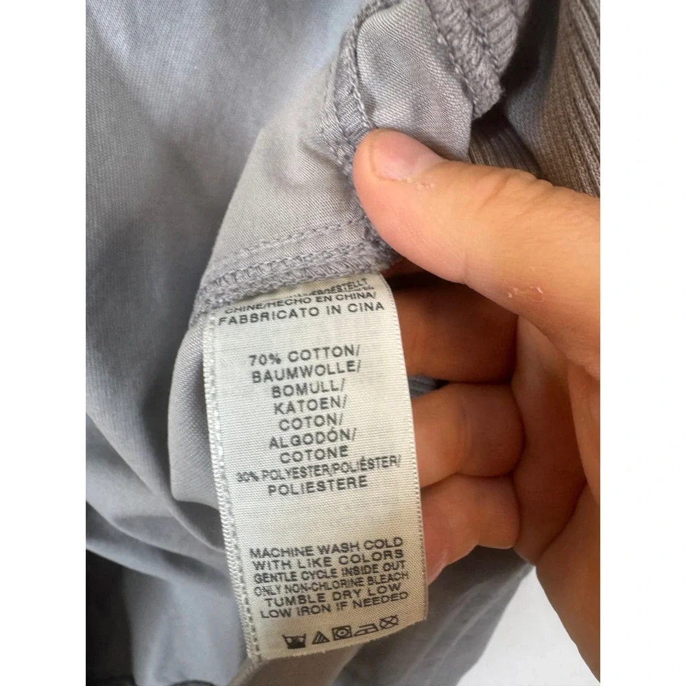 True Religion Mens Runner Jacket Grey Full Zip Bomber Coat Large KM7G29XY00337